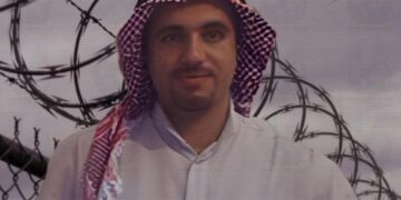 نقل السجين السياسي الأحوازي محمد علي عموري من سجن شيبان إلى مركز الاحتجاز التابع لوزارة الاستخبارات في الأحواز