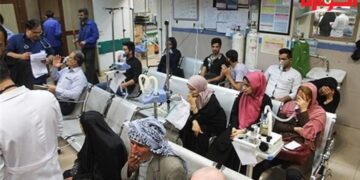 248 شخصاً يراجعون المستشفيات مدن عبادان و المحمرة بسبب الغبار الشديد